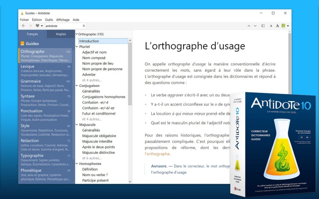 Lire la suite à propos de l’article Guide pas à pas pour maîtriser l’utilisation du logiciel Antidote